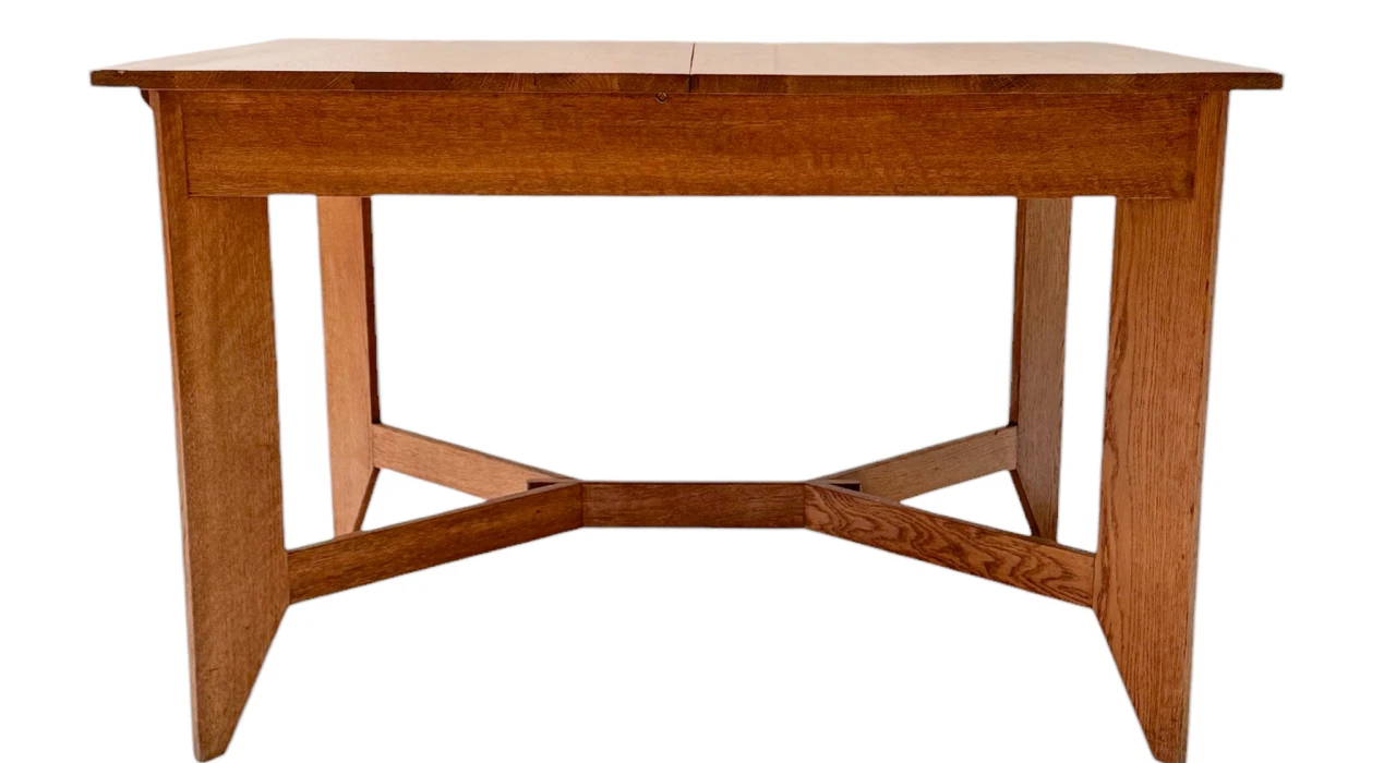 Hendrik Wouda Art Deco Modernist Extending Dining Room Table for Pander, 1924